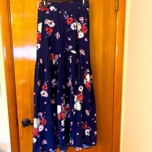 High waisted maxi skirt